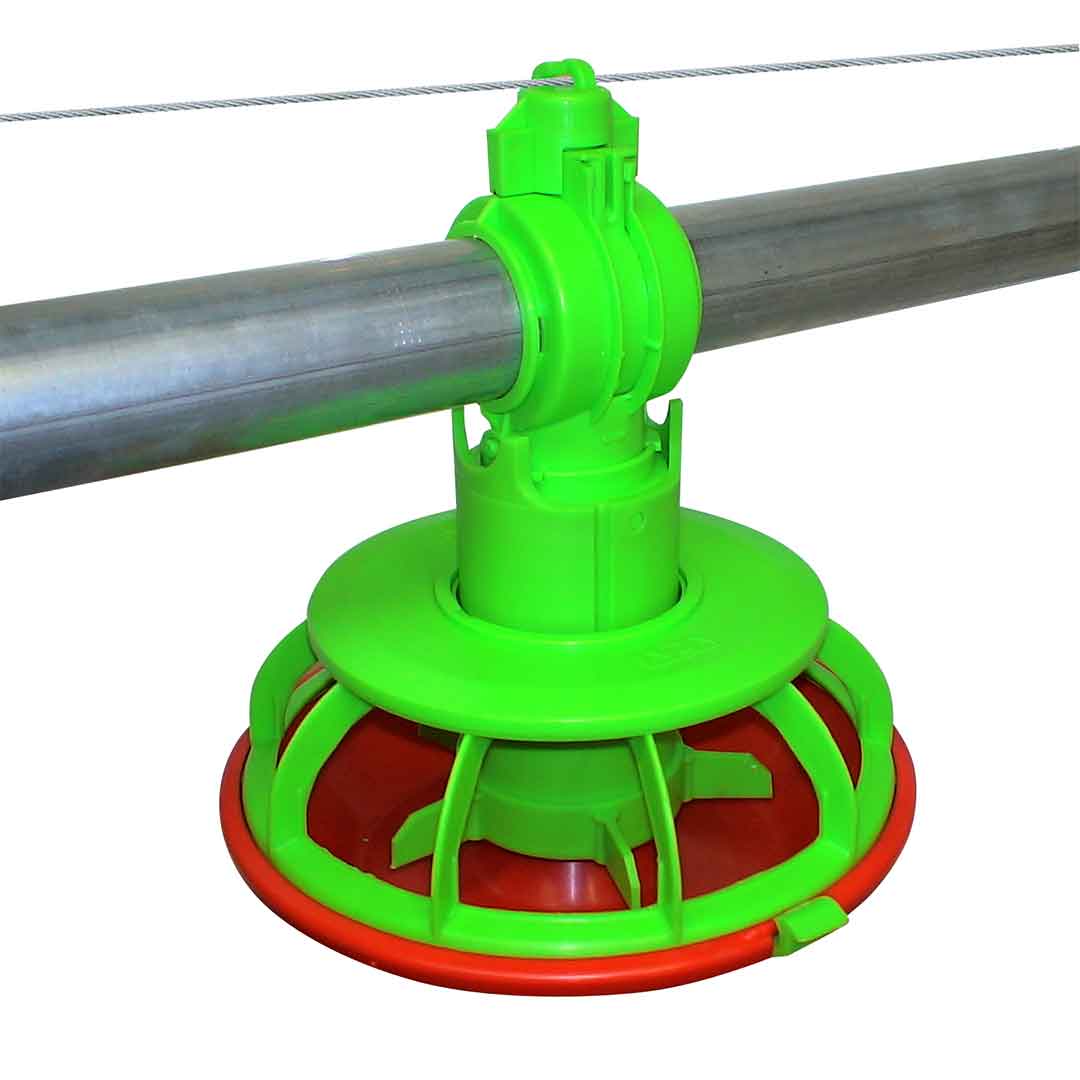 Compacta - versione tramoggia con cappello per polli da carne