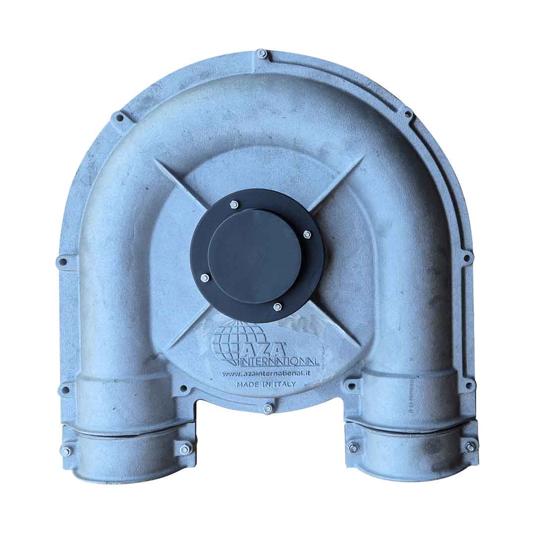 Coude en aluminium à 180°